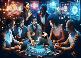 Permainan arcade top1 toto di layar ponsel dengan antarmuka penembakan interaktif